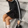 LONG SLEEVE TOP WITH BOWS