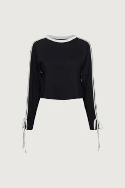 LONG SLEEVE TOP WITH BOWS