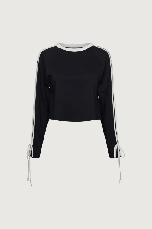 LONG SLEEVE TOP WITH BOWS