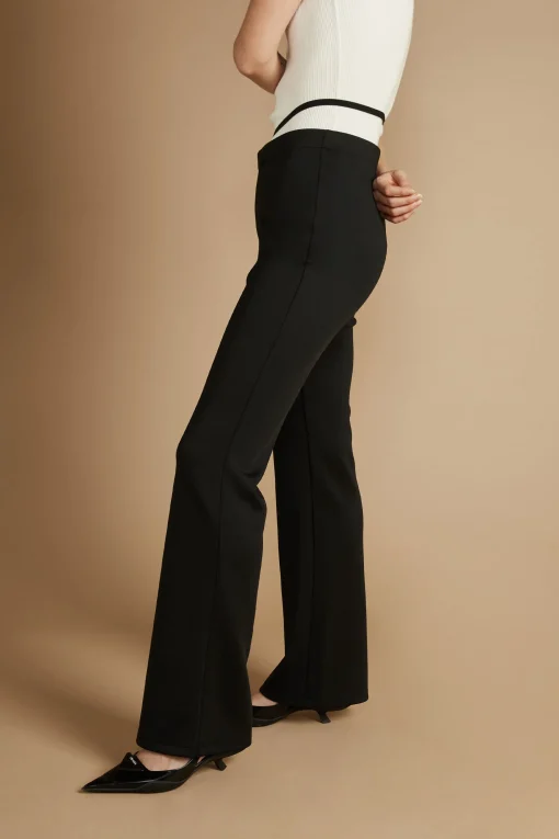 LOW RISE PANT WITH WAIST TIE