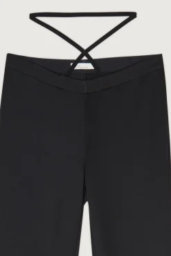 LOW RISE PANT WITH WAIST TIE