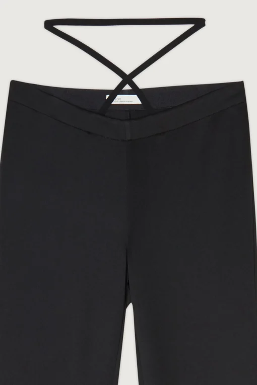 LOW RISE PANT WITH WAIST TIE
