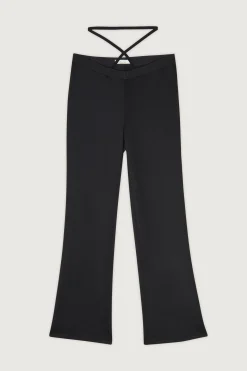 LOW RISE PANT WITH WAIST TIE