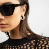 MATTE HOOP EARRING