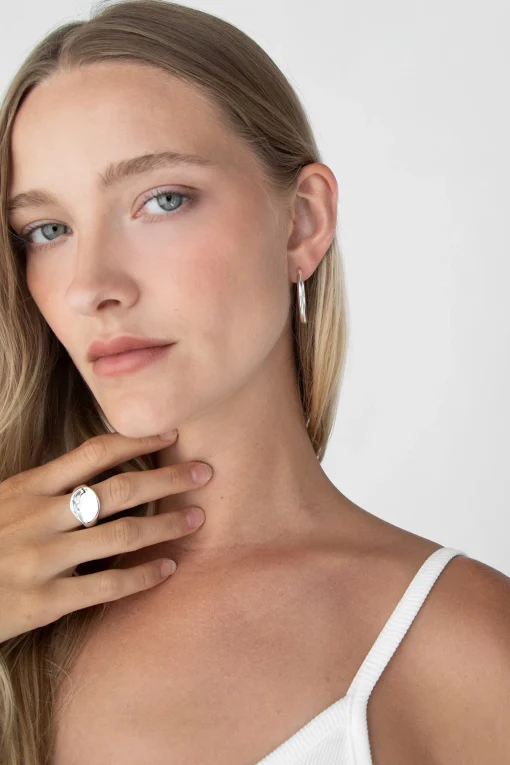 MATTE TEXTURED ORGANIC RING