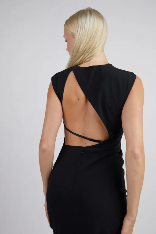 MAXI DRESS WITH OPEN BACK