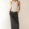 MAXI SUITING SKIRT