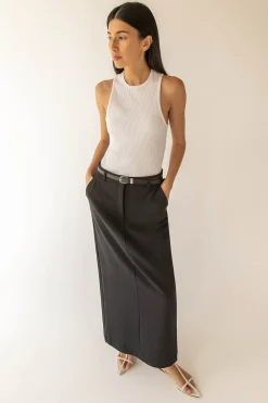 MAXI SUITING SKIRT