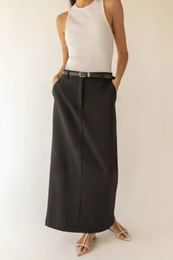 MAXI SUITING SKIRT