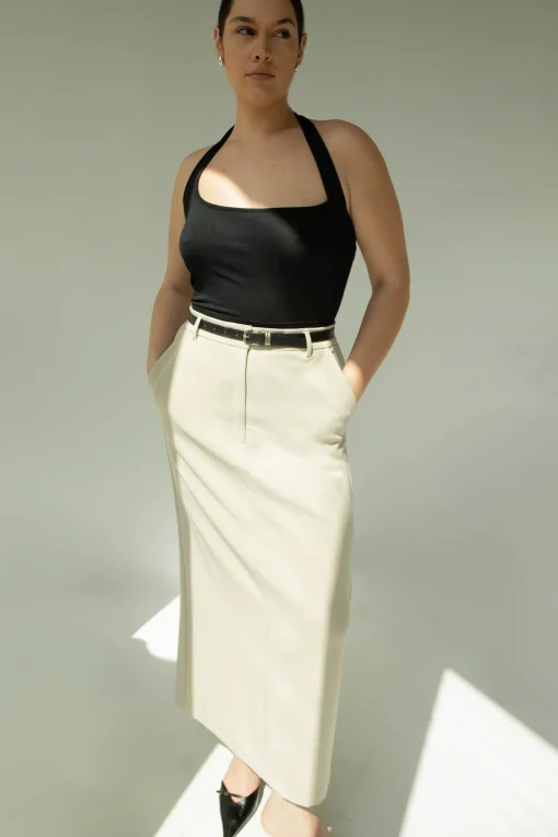 MAXI SUITING SKIRT