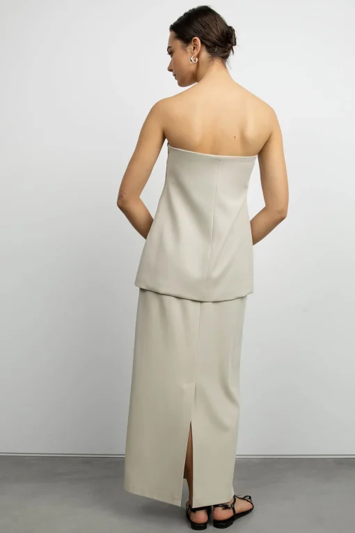 MAXI SUITING SKIRT