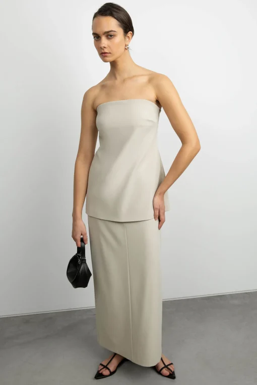 MAXI SUITING SKIRT