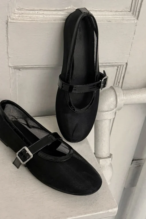 MESH BALLET FLATS