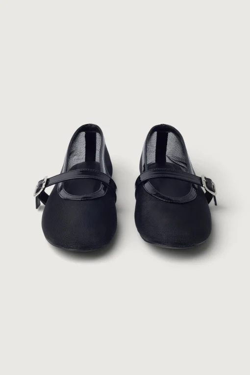 MESH BALLET FLATS