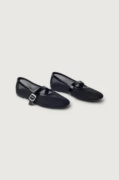 MESH BALLET FLATS