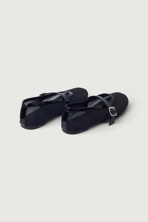 MESH BALLET FLATS