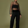 MESH BLOUSE