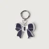 METAL RIBBON BAG CHARM