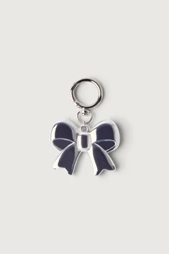 METAL RIBBON BAG CHARM