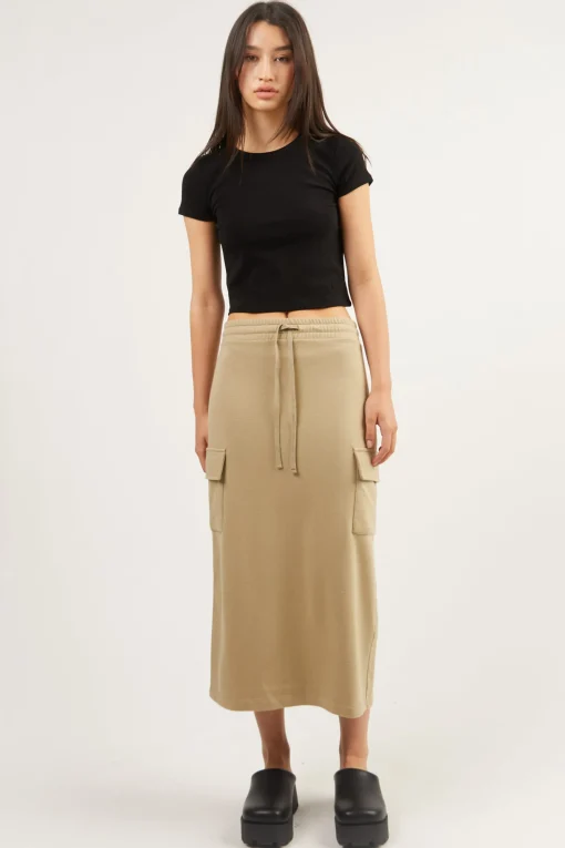 MIDI CARGO SKIRT