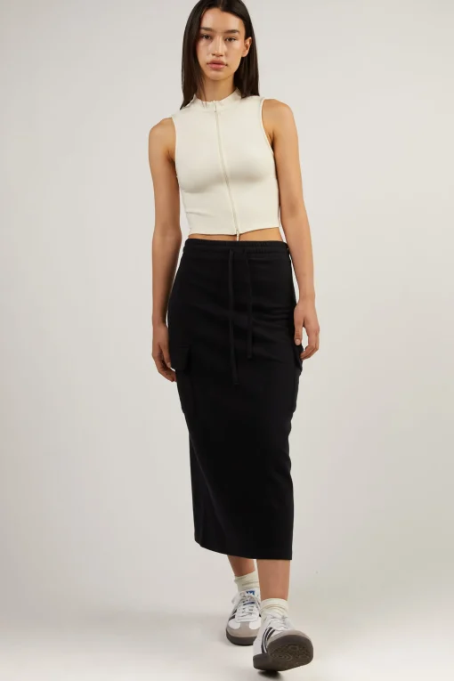 MIDI CARGO SKIRT