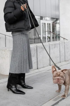 MIDI KNIT SWEATER SKIRT