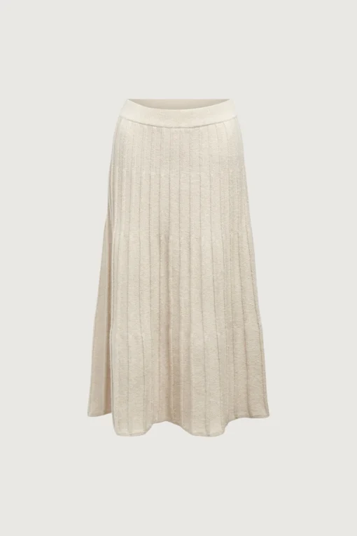 MIDI KNIT SWEATER SKIRT