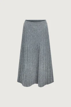 MIDI KNIT SWEATER SKIRT