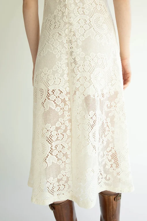 MIDI LACE DRESS