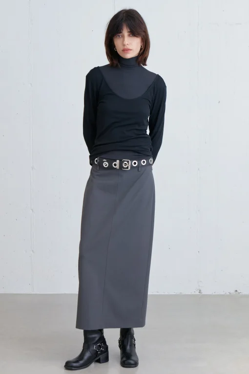 MIDI SUITING SKIRT
