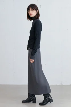 MIDI SUITING SKIRT