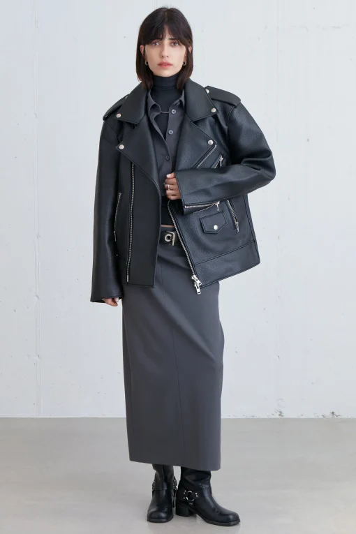 MIDI SUITING SKIRT