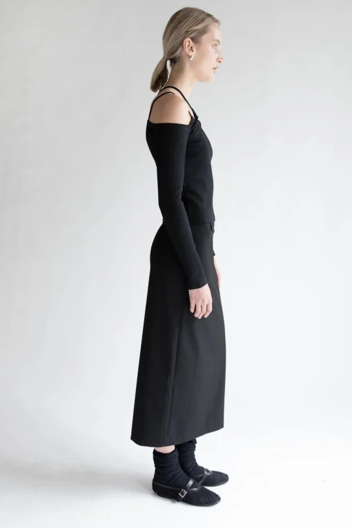 MIDI SUITING SKIRT
