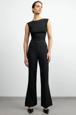 MID-RISE FLARED PANT