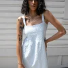 MINI FLORAL FABRIC DRESS