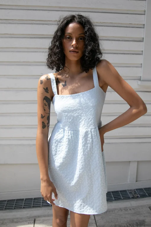 MINI FLORAL FABRIC DRESS
