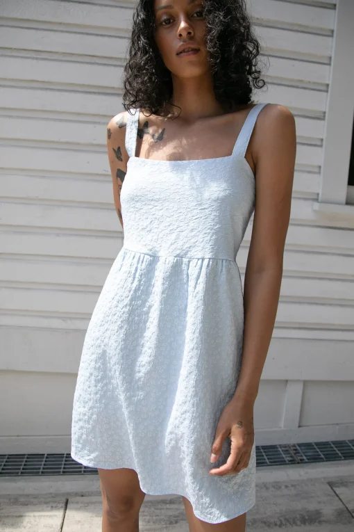 MINI FLORAL FABRIC DRESS