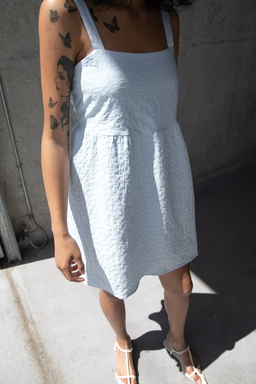 MINI FLORAL FABRIC DRESS