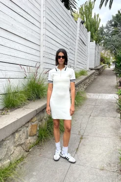 MINI KNIT COLLARED DRESS