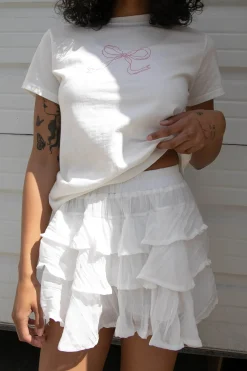 MINI RUFFLED SKIRT