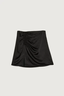 MINI SATIN SKIRT