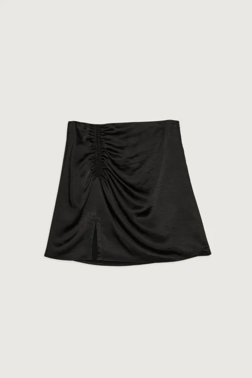 MINI SATIN SKIRT