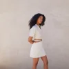 MINI SKIRT WITH CUTOUT WAIST