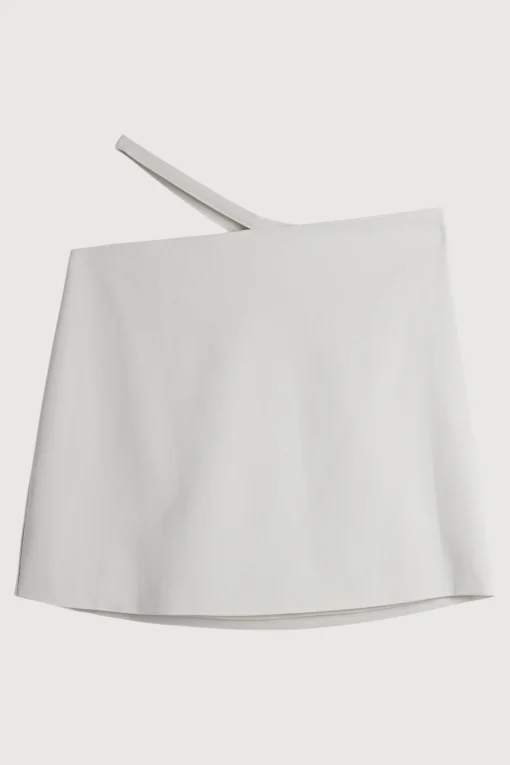 MINI SKIRT WITH CUTOUT WAIST
