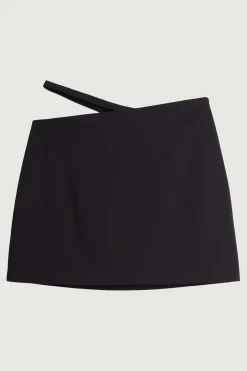 MINI SKIRT WITH CUTOUT WAIST