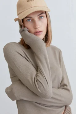 MOCKNECK LONG SLEEVE TOP