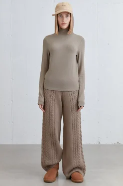 MOCKNECK LONG SLEEVE TOP
