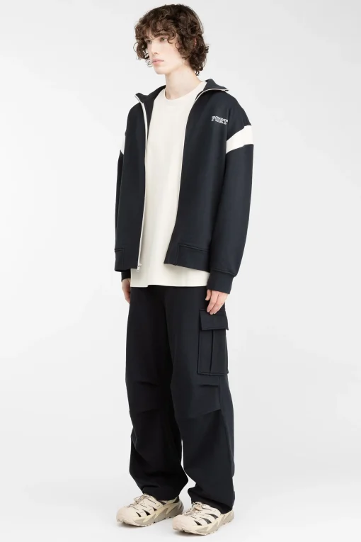 MOCKNECK ZIP UP
