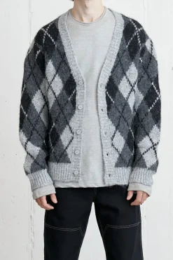 MOHAIR BUTTON UP CARDIGAN
