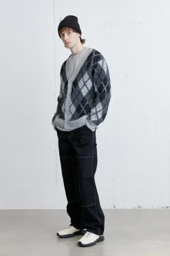 MOHAIR BUTTON UP CARDIGAN